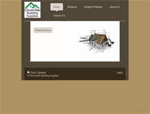 Tablet Screenshot of cloverdalebuildingsupplies.net